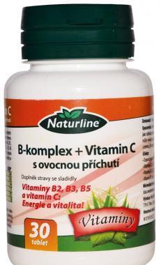 B-komplex vitamín C 30 tobolek