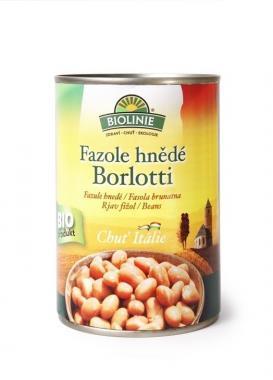 Fazole hnědé Borlotti BIOLINIE 400g