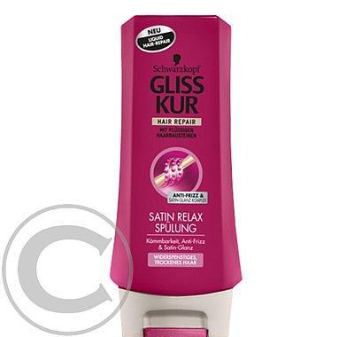 Gliss kur balzám Satin relax 200ml tmavě růžová