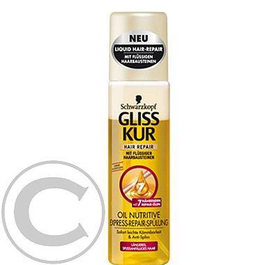 GLISS KUR express balsam oil nutrit,200ml žlut