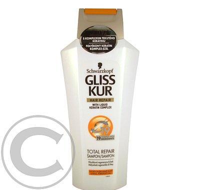 GLISS KUR regenerační šampon 400ml Total repair 19