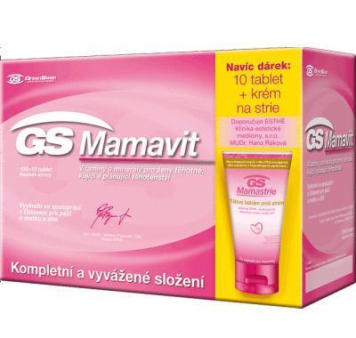 GS Mamavit 100   10 tablet   Krém na strie ZDARMA