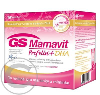 GS Mamavit Prefolin DHA EPA tbl.30   DHA 30 cps., GS, Mamavit, Prefolin, DHA, EPA, tbl.30, , DHA, 30, cps.