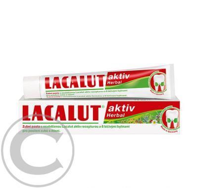 Lacalut aktiv herbal zubní pasta 75 ml, Lacalut, aktiv, herbal, zubní, pasta, 75, ml