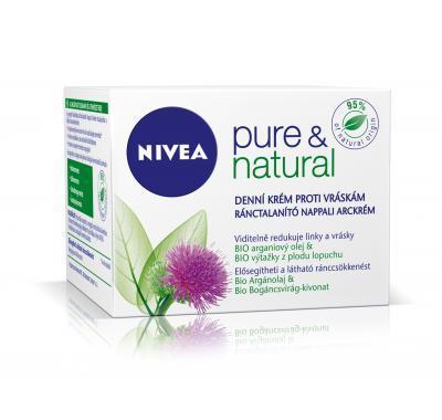 NIVEA Denní krém proti vráskám Pure&Natural 50 ml