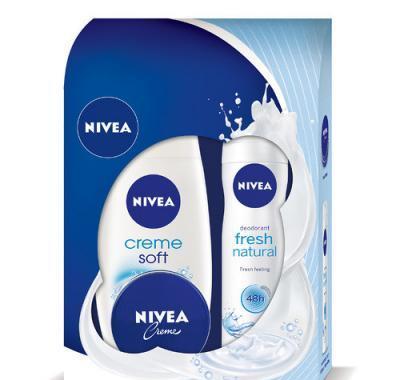 NIVEA Kazeta pro ženy FRESH sprchový gel   deo   krém