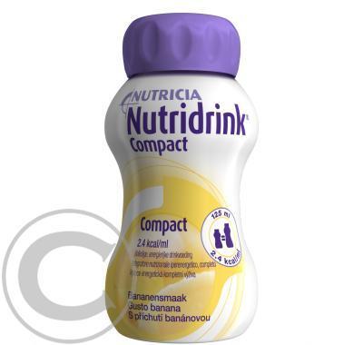 NUTRIDRINK COMPACT S PŘÍCHUTÍ BANÁNOVOU  4X125ML Roztok