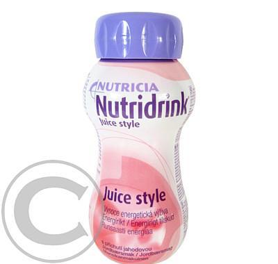 NUTRIDRINK JUICE STYLE S PŘÍCHUŤÍ JAHODOVOU  1X200ML Roztok