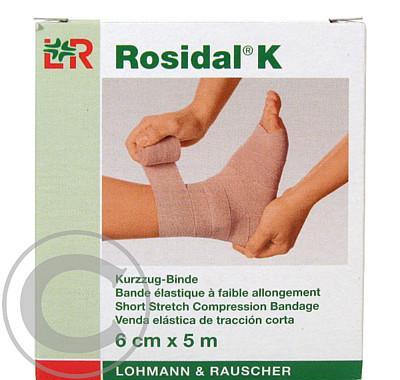 Obinadlo elastické Rosidal K 6cm x 5m 1ks, Obinadlo, elastické, Rosidal, K, 6cm, x, 5m, 1ks