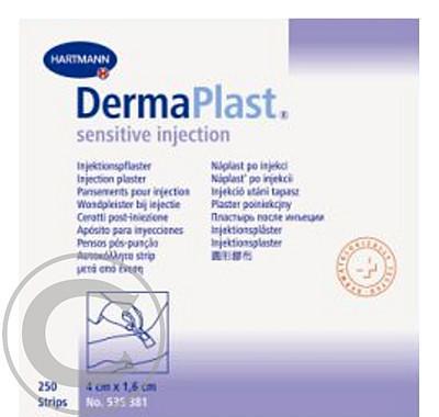 Rychloobvaz Dermaplast inj. sensitive 4x1.6 cm 250 ks, Rychloobvaz, Dermaplast, inj., sensitive, 4x1.6, cm, 250, ks