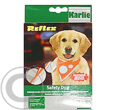 Šátek na krk reflex Safety Dog 48-60cm Oranž KAR 1ks