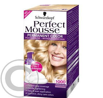 SCHWARZKOPF Perfect Mousse 1000 perleťově plavý, SCHWARZKOPF, Perfect, Mousse, 1000, perleťově, plavý