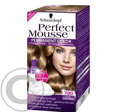 SCHWARZKOPF Perfect Mousse 700 tmavě plavý, SCHWARZKOPF, Perfect, Mousse, 700, tmavě, plavý