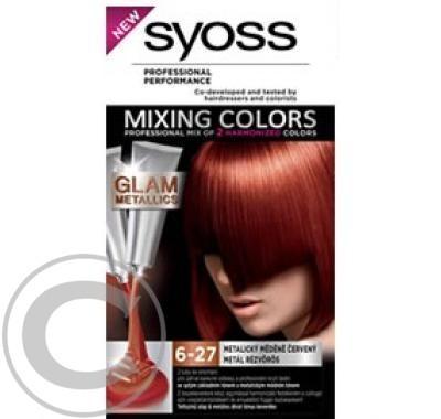 Syoss MIXING Color 6-27 met.med.červená 60ml, Syoss, MIXING, Color, 6-27, met.med.červená, 60ml