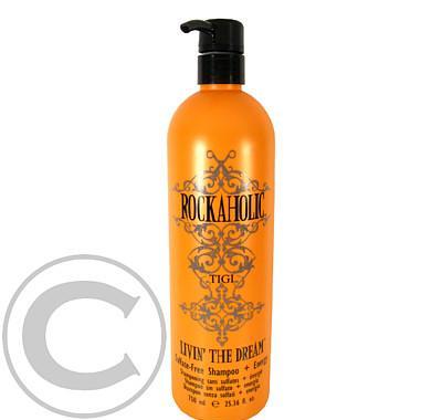 Tigi Rockaholic Livin The Dream Shampoo  750ml Šampon pro posílení vlasů, Tigi, Rockaholic, Livin, The, Dream, Shampoo, 750ml, Šampon, posílení, vlasů