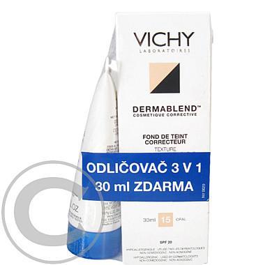 VICHY Dermablend - korekční make-up 15 opal 30 ml SPF 20   odličovač 3v1 30 ml ZDARMA V6900195 - SLEVA 50 Kč, VICHY, Dermablend, korekční, make-up, 15, opal, 30, ml, SPF, 20, , odličovač, 3v1, 30, ml, ZDARMA, V6900195, SLEVA, 50, Kč