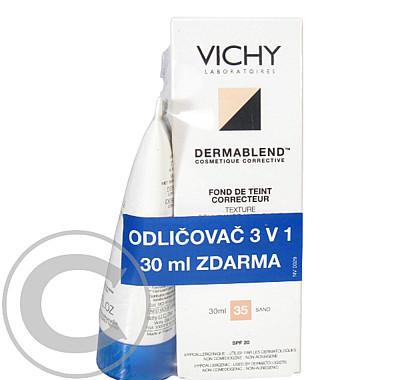 VICHY Dermablend - korekční make-up 35 sand 30 ml SPF 20   odličovač 3v1 30 ml ZDARMA V6900197 - SLEVA 50 Kč, VICHY, Dermablend, korekční, make-up, 35, sand, 30, ml, SPF, 20, , odličovač, 3v1, 30, ml, ZDARMA, V6900197, SLEVA, 50, Kč